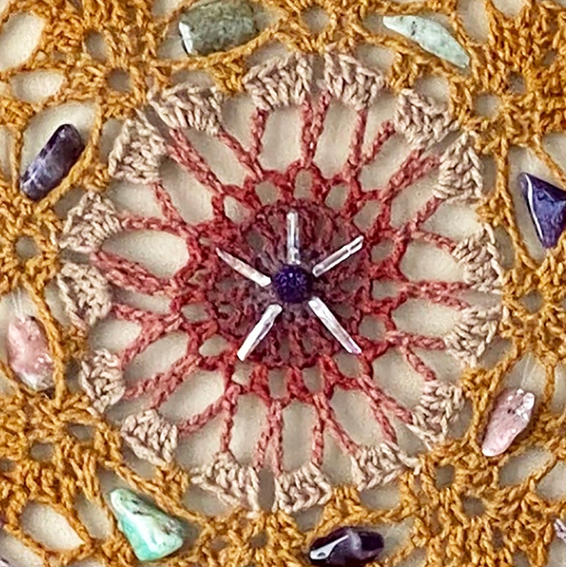 Sweet Dreams Crocheted Dreamcatcher- Large