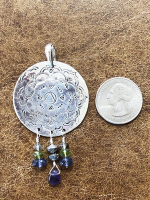 New Beginnings Silver Mandala Pendant