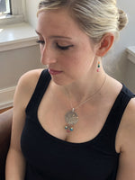 Dreaming Silver Mandala Pendant