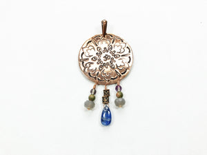 Balance Copper Mandala Pendant