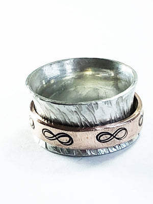 Uplifting Meditation/Fidget Spinner Ring